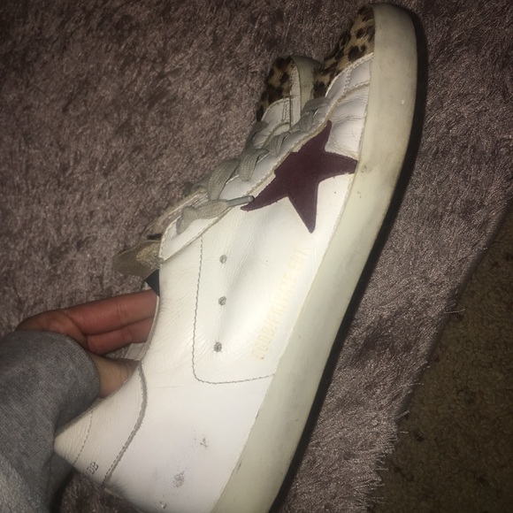 Golden Goose Superstar Genuine Calf Hair Sneaker-Women Laces  Genuine Calf hair s